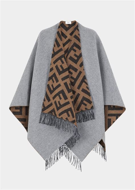 fendi mens scarves|fendi cashmere poncho.